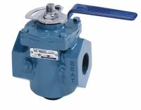 VAL-MATIC Plug Valve: For Wastewater Media, 2-Way, 1 in Pipe Size, Cast Iron, FNPT x FNPT, Female (MPN 5801RTL). Key specifications — Brand: VAL-MATIC; For Media: Wastewater; Seal Material: Buna-N; Valve Flow Pattern: 2-Way; Handle: Lever.