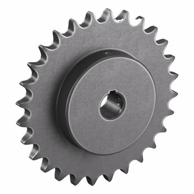 TRITAN Roller Chain Sprocket: 60, For 3/4 in Chain Pitch, 1 in Bore Dia, 28 Teeth - Size 60 Fixed-Bore Roller Chain Sprockets