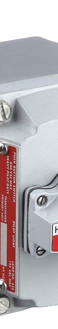 Selector Switch Control Station: 1 Gang, Selector Switch, 2NO/2NC, Hand/Auto, 0 Pilot Lights, 3/4 in (MPN EFDB175-12). Key specifications — Legend: Hand/Auto; Action: Maintained; Contact Form: 2NO/2NC; Brand: APPLETON ELECTRIC; Operator Configuration Type: (1) Selector Switch.