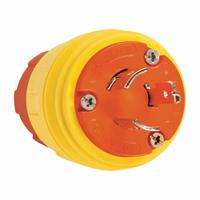 PASS & SEYMOUR Locking Plug: Non-NEMA, Yellow, 125/250V AC, 20 A, 3 Pole, 3 Blade (MPN 26W08AM). Key specifications — Brand: PASS & SEYMOUR.
