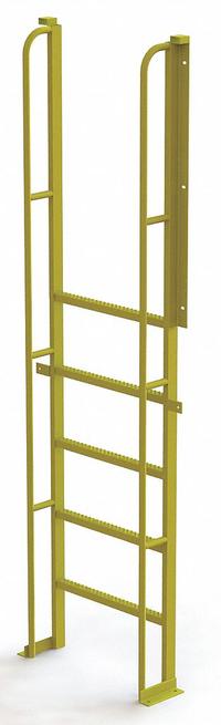 TRI-ARC Configurable Platform Ladder: 8.5 ft Overall Ht, 30 in Overall Wd, 20 in Overall Dp, Steel (MPN UCL9006246). Key specifications — Material: Steel; Color: Yellow; Brand: TRI-ARC.
