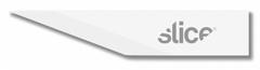 SLICE Craft Blade: 1 1/4 in Blade Lg, 0.82 mm Blade Thick, Ceramic, 1/4 in Blade Wd, Angled, 4 PK (MPN 10519). Key specifications — attr307568: 423K17; attr307563: Ceramic; attr324883: SLICE.