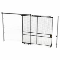 HUSKY RACK & WIRE Tunnel Slide Door: 8 ft H x 8 ft W x 1 3/4 in D, Black, Powder-Coated (MPN V590808). Key specifications — attr1283297: Powder-Coated; attr1283316: Steel; attr1283313: Yes; attr1283333: HUSKY RACK & WIRE.