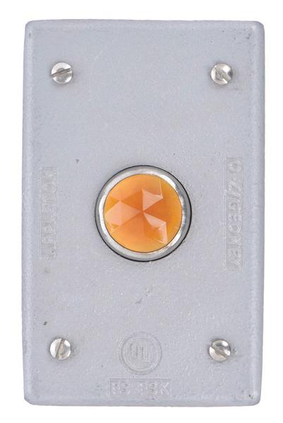 APPLETON ELECTRIC Weatherproof Cover: Aluminum, FD/FS, Pilot Lamps, 1 Gangs - Aluminum & Zinc Weatherproof Electrical Box Covers