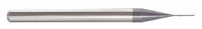 APPROVED VENDOR Square End Mill: Carbide, AlTiN Coated, 4 Flute, 1/16" Mill Dia, 1" LOC - Pencil-Neck Carbide Square End Mills