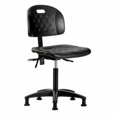 APPROVED VENDOR Ergonomic Chair: Polyurethane, Armless, Ht Range 19 3/4 in to 27 1/2 in - Polyurethane Lab Chairs