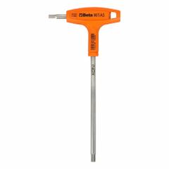 BETA Hex Key: 0 Ball Ends, 7/32 in Tip Size, SAE, Long, Stainless Steel, Satin, 6 in Long Arm Lg, T (MPN 96T INOX). Key specifications — attr1205521: BETA; attr1205526: Satin.