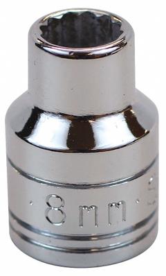 SK PROFESSIONAL TOOLS Socket: Metric, 3/8 in Drive Size, 7 mm Socket Size, 12-Point, Std, Chrome (MPN 2307). Key specifications — attr1204417: SK PROFESSIONAL TOOLS; attr1204392: Chrome.