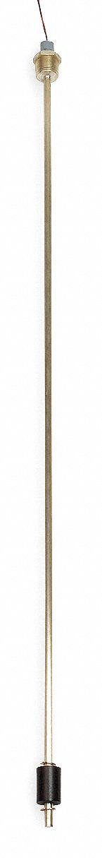 MADISON Alternator Closed Liquid Level Switch: Close On Rise, SPST, Brass (MPN M4168-1). Key specifications — attr211334: MADISON; attr1023755: Lead Wires; attr1027626: 0.63.