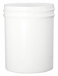 QORPAK Jar: Polypropylene, 8.1 fl oz, 64 mm Body Dia, 70-400 mm Screw Closure Size, 86 mm Ht, Round (MPN PLA-03349). Key specifications — Brand: QORPAK; Closure Included: No; Pre-Cleaned: None.