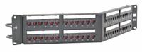 HUBBELL PREMISE WIRING Patch Panel: Angled, 2 Rack Units, 48 Ports, 6, IDC, 4-Pr PoE (4PPOE), Steel (MPN HP648A). Key specifications — Brand: HUBBELL PREMISE WIRING; Compatible Cable Performance Category: 6; Material: Steel; _Access Type: Rear Access; _Port Labeling: Front Numbered; _Power Over Ethernet: 4-Pair PoE (4PPOE); _Rear Termination: IDC; _Series: NextSpeed.