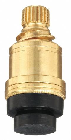 KISSLER Stem: For American Std AB1953 Series, Use with Hot Water, Brass, Brass, Compression (MPN AB11-4110LH). Key specifications — Compatible Series: American Standard AB1953; For Water Temperature: Hot; Compatible Brand: American Standard; Product Type: Stem; Includes: (1) Stem; Material: Brass.