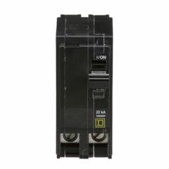 SQUARE D Miniature Circuit Breaker: 200 A, 120/240V AC, Single Phase, 22kA at 120/240V AC, 2 Poles (MPN QO2200VH). Key specifications — Phase: Single; Amps: 200 A; AC Voltage Rating: 120/240V AC; Max. AIR Rating: 22kA at 120/240V AC; For Use With: QO Load Centers and NQ Panelboards; Brand: SQUARE D.