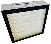 AIRFILTRONIX Filter: HEPA, Fume Hoods, 10 1/2 in Overall Ht, 10 1/2 in Overall Wd, Fume Hood, 1 (MPN 200F HP1). Key specifications — attr1026777: HEPA; attr1026779: Fume Hoods; attr1031063: Fume Hood; attr1031062: 200A ES7000.