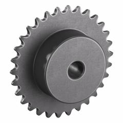 TSUBAKI Sprocket: One-Sided Hub, For Single Strands, 25, 30 Teeth, 2.392 in Pitch Dia, Steel (MPN 25B30). Key specifications — Brand: TSUBAKI.