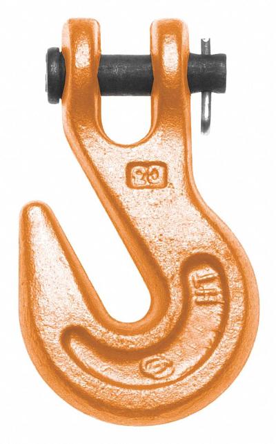 CAMPBELL Grab Hook: 4,100 lb Working Load Limit, 30 Hook Grade, Alloy Steel - Narrow-Opening Grab Hooks for Lifting