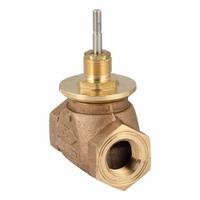 Hydronic Globe Valve: 2-Way, 7.3 CV Flow, 3/4 in Female NPT, Bronze Body, Stainless Steel Stem, NO (MPN VG7241LT). Key specifications — Manufacturer Part Number: VG7241LT; Brand: JOHNSON CONTROLS; Seat Material: Brass; Specific Valve Action: Stem Down to Close.