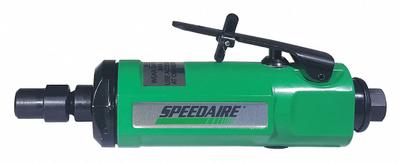 SPEEDAIRE Die Grinder: Straight Tool, 0.5 hp Horsepower, 18,000 RPM Max. Speed - Air-Powered Straight Die Grinders