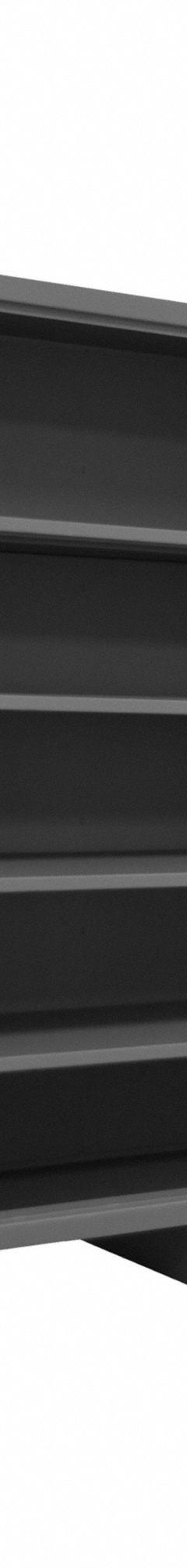 DURHAM MFG Storage Cabinet: 60 in x 24 in x 78 in, Swing Handle & Padlock Hasp, 12 ga Panel Thick (MPN HDC-246078-4S95). Key specifications — attr62698: Gray; attr62736: Welded; attr87895: Legs; attr62693: Assembled; attr62737: Stationary; attr62694: Adjustable; attr62695: Powder Coated; attr62696: Steel.