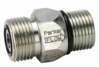 PARKER Hydraulic Check Valve: 5,000 psi, 8 gpm, 11/16 in, SAE O-Ring Face Seal (MPN DT-370-MSMO-5). Key specifications — Body Material: Steel; Outlet Connection Type: SAE O-Ring Boss; Brand: PARKER; Inlet Connection Type: SAE O-Ring Face Seal.