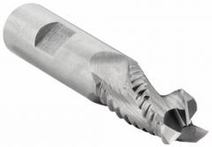 WIDIA HANITA Roughing End Mill: Carbide, 3 Flute, 1/2" Mill Dia, 1" LOC, 0.04" Chf, 3" OAL (MPN 4A0R13005)