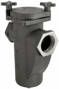 KECKLEY Basket Strainer: Cast Iron, 0.0625 in Screen Size, Single, NPT, 1 in, 18 3/8 in Ht (MPN 21/21THS-CI062P34-BOKI-KT7). Key specifications — Brand: KECKLEY; Compatible Product Type: Oil; Gasket Material: Buna-N; Screen Material: 304 Stainless Steel.