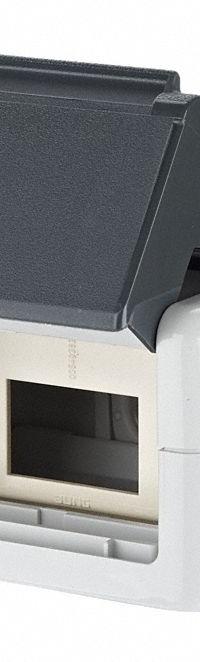 METZ CONNECT RJ45 Housing: Surface, Thermoplastic, 90° Mounting Angle, 2 Ports, Unequipped (MPN 1309430003KE). Key specifications — Housing Material: Thermoplastic; Includes Connector: Unequipped; Mounting Type: Surface; Product Type: Surface Mount Housing; Connector Color: Gray.
