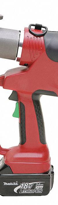 BURNDY Cable Cutter: Makita 18V LXT, Pistol Grip, Guillotine, Includes Batteries, 3 Ah (MPN PATCUT129LI). Key specifications — attr531858: (2) Batteries; attr531873: Yes; attr531847: Makita 18V LXT; attr531859: 5/8 in Soft Steel Bolts; attr531884: Cable Cutter; attr531849: BURNDY.