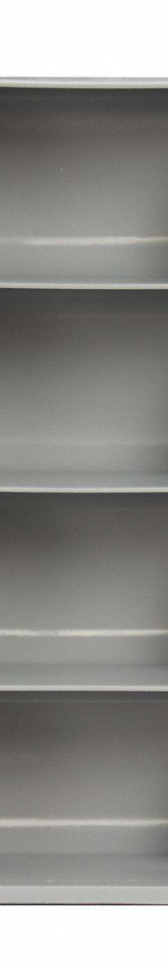 Compartment Drawer Insert: 18 in x 12 in x 3 in, 5 25/32 in x 2 27/32 in, 12 Compartments, Gray (MPN 124-95-12-IND). Key specifications — Color: Gray; Compartment HxWxD: (12) 5-25/32 in x 2-27/32 in; Removable Dividers: No; Compatible Manufacturer Model Number: 123-95; Brand: DURHAM MFG.