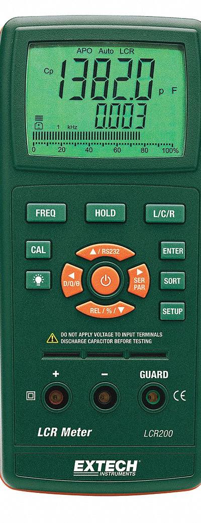 EXTECH LCR Meter: 20 pF to 20 mF - LCR Meters