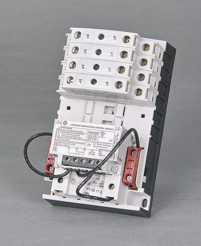 GE Lighting Magnetic Contactor: 8 Poles, 277V AC, 30 A, 3-Wire - Mechanically Held Lighting Contactors