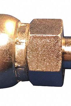 KURT Hydraulic Crimp Fitting: Carbon Steel, Straight, -6 For Hose Dash Size, Male x Male (MPN MIX-06-06). Key specifications — For Hose Dash Size: -6; Fitting Gender: Male x Male; Fitting Connection Type: Inverted Flare x Hose End; Thread Size: 5/8"-18; Brand: KURT.