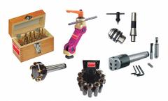 DAYTON Milling Machine Starter Kit (MPN 4LEX9). Key specifications — attr1089556: DAYTON; attr1089559: R8 Collet Rack that Mounts to Machine or Wall with 11 R8 Collets 1/8 into 3/4 in by 1/16ths; attr1089560: Milling Machine Starter Kit.