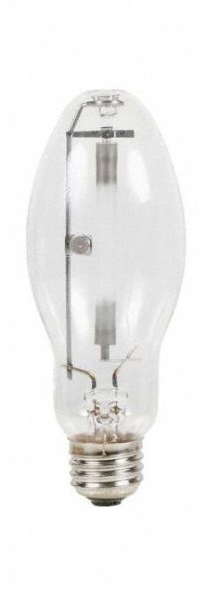 HID Bulb: Universal Burning, E17, Medium Screw (E26), 150 W Watt, 2100K, High Pressure Sodium, 55V (MPN LU150/55/MED). Key specifications — Color Temperature: 2100K; Brand: LEDVANCE/ SYLVANIA; Shatter-Resistant: No.