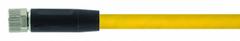 Cordset: M8 Female Straight X Bare Wire, 4 Pins, Yellow, PVC, 10 m Cable Lg, 24 AWG Wire Size (MPN 7000-08061-0111000). Key specifications — Cable Jacket Color: Yellow; End 1 Mounting Orientation: Straight; End 1 Gender: Female; End 1 Connection Type: M8; Cable Jacket Material: PVC; Brand: MURRELEKTRONIK; IP Rating: IP66K; End 2 Connection Type: Bare Wire.