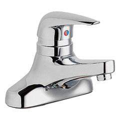 CHICAGO FAUCETS Low Arc Bathroom Faucet: 420, Cast Brass, Polished Chrome Finish, 1.5 gpm Flow Rate (MPN 420-POMPABCP). Key specifications — Includes: Mounting Hardware; Brand: CHICAGO FAUCETS; Series: 420.