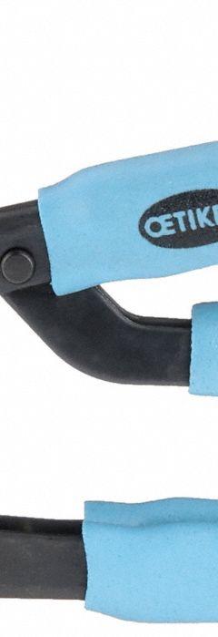 OETIKER Ratchet Pincer: 1,574 lb, 0.375 in Min Compatible Wire Size, 1 in Max Compatible Wire Size (MPN 14100280-GRA). Key specifications — attr448664: OETIKER; attr521926: Steel; attr521929: One Ratchet Pincer and One GO-NO GO Gauge for the Pincer; attr544245: 1,574 lb.