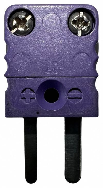 Dayton Thermocouple Connector: Jack, For Type E Thermocouple Type, Mini Plug, 2 Pins - Thermocouple Plugs