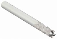 OSG Square End Mill: Carbide, 4 Flute, 8 mm Mill Dia, 42 mm LOC, 102 mm OAL (MPN 484-3150)