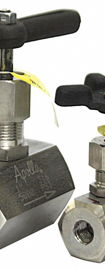 APOLLO Globe Valve: For Air/Fluids/Gas Media - Stainless Steel Straight-Body General-Service Globe Valves