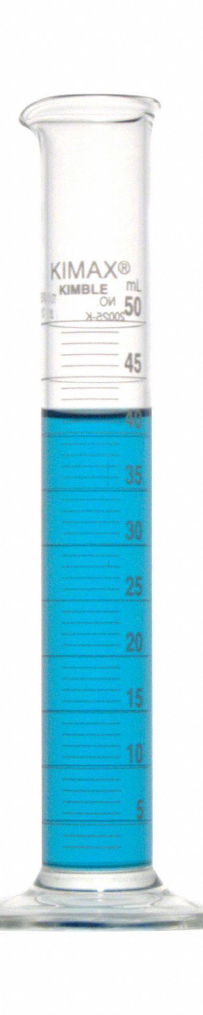 KIMBLE Graduated Cylinder: 500 mL - Class A Glass Graduated Cylinders