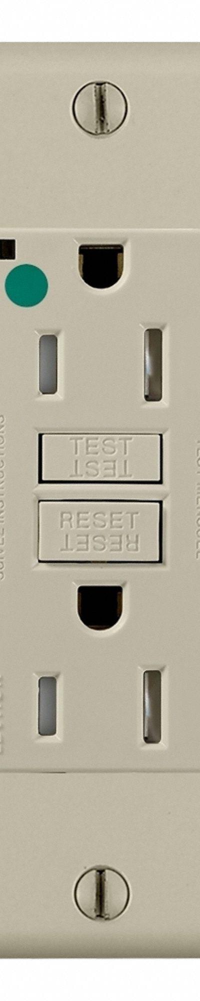 LEVITON GFCI Duplex Receptacle Outlet: Hospital Grade - General Purpose Receptacles