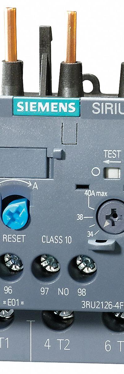 SIEMENS Overload Relay: Thermal Protection - IEC Thermal Overload Relays