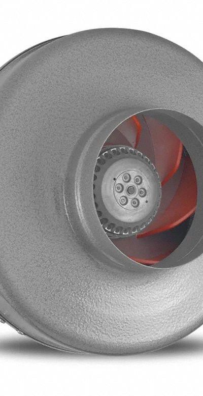 PANASONIC In-Line Duct Fan: 6 in Duct, 120V AC, 1 Ph, 60 Hz Freq, Metal - General Purpose Inline Duct Fans