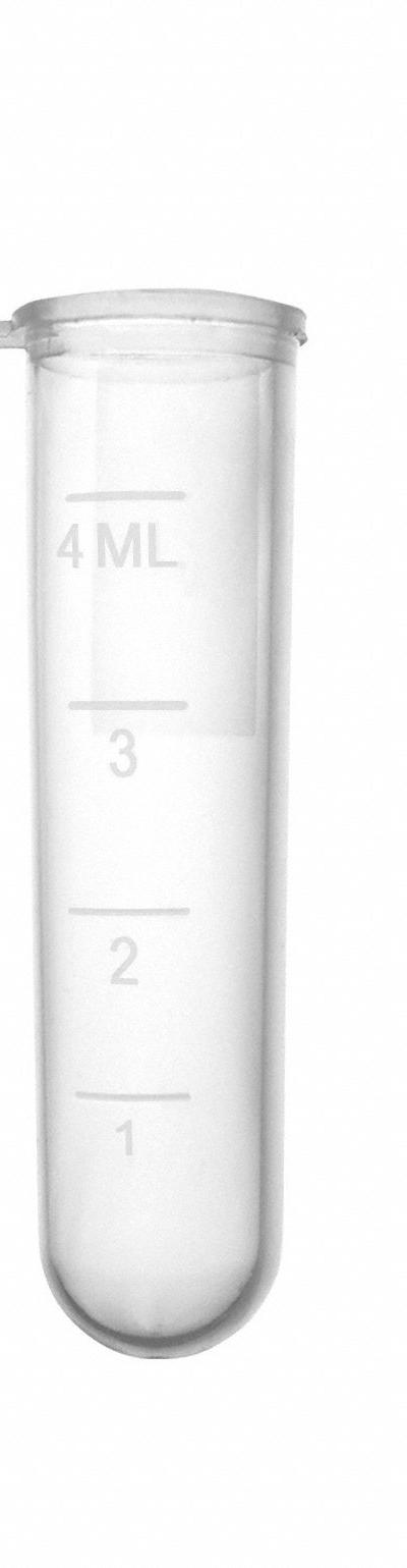 APPROVED VENDOR Test Tube: Test Tube - Plastic Test Tubes