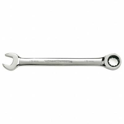 GEARWRENCH Combination Ratcheting Wrench: Alloy Steel, Chrome, 1 3/4 in Head Size - SAE 12-Point Ratcheting Combination Wrenches