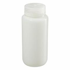 NALGENE Laboratory Bottle: HDPE, 500 mL, 16 fl oz, Closure Included, Natural, 53 mm, Polypropylene (MPN 2197-0016). Key specifications — Brand: NALGENE; Graduated: No; Body Color: Natural.