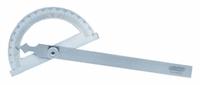 INSIZE Manual-Reading Protractor: 7 29/32 in Blade Lg, 0°to 180°, 1° Graduations, +/-0.3° Accuracy (MPN 4799-1150). Key specifications — attr1182193: Stainless Steel; attr1182194: +/-0.3°; attr1182195: 7-29/32 in; attr1182198: 1°; attr1182218: INSIZE.