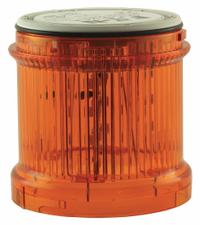 EATON Tower Light Module: Strobe, 110/120V AC, Amber, 73 mm Overall Dia, 3 in Overall Ht, SL4 (MPN SL7-FL120-A). Key specifications — Brand: EATON; Compatible with Series: SL4; Lens Color: Amber; Operating Voltage: 110/120V AC; Manufacturer Part Number: SL7-FL120-A.
