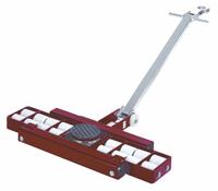 GKS-PERFEKT Machine Roller: 39,600 lb, 4 3/8 in Deck Ht, 6 3/4 in L x 6 3/4 in W, (16) Rollers, Red (MPN 3-10216). Key specifications — attr1344324: Rubber Padded; attr1344335: Pulling Handle with Tow Eye; attr1344360: GKS-PERFEKT; attr1344361: Red.